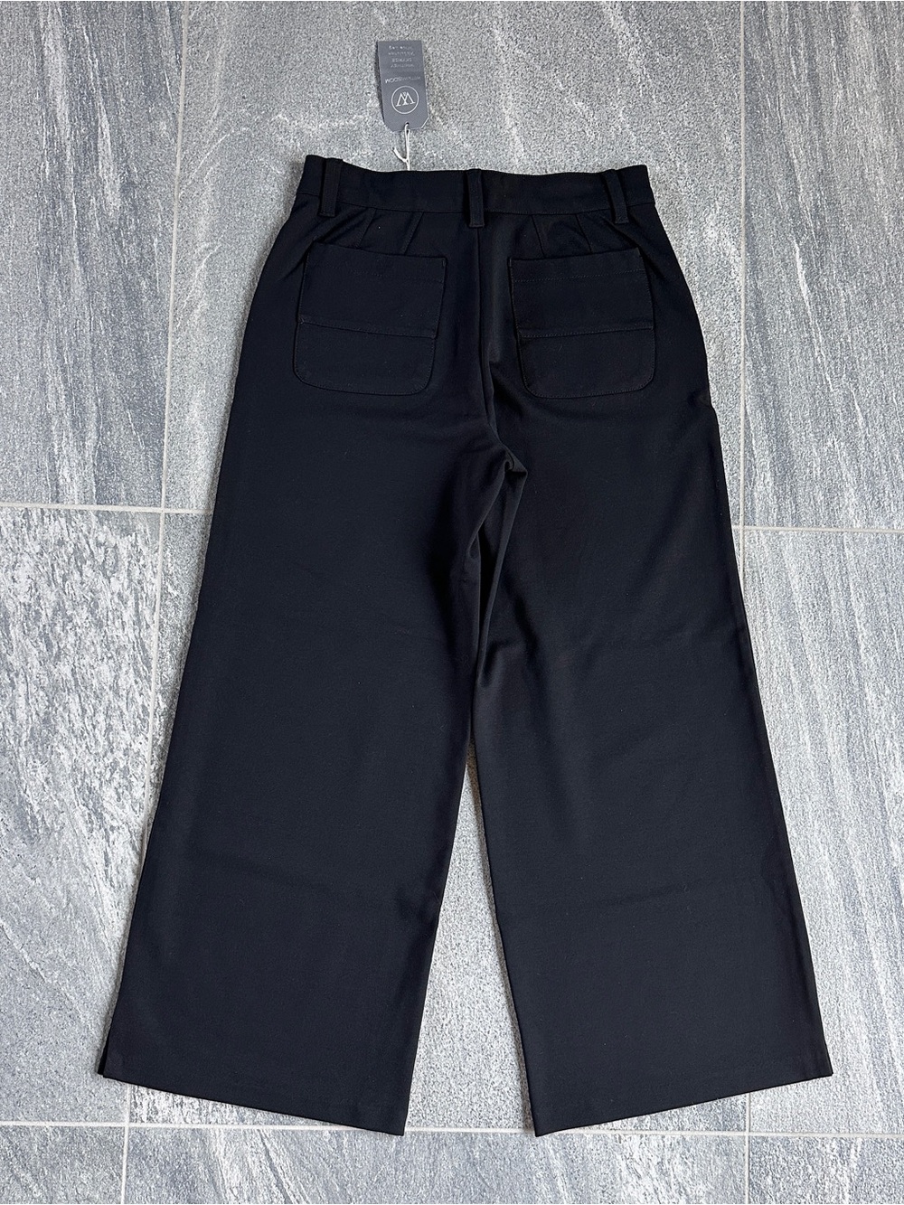 NWT Wit & Wisdom Absolution Whitney Skyrise Black Wide Leg Dress Pant Pockets 4P - Picture 9 of 16